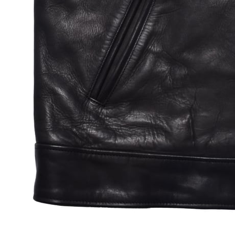 MINEDENIM : Leather Zipup JKT