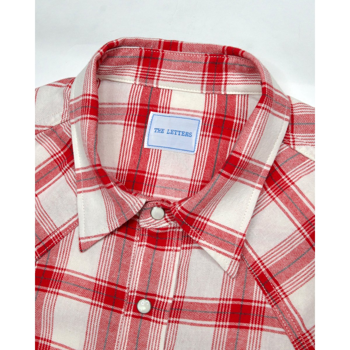 The Letters : WESTERN SHIRT -CHECK OPEN END YAR