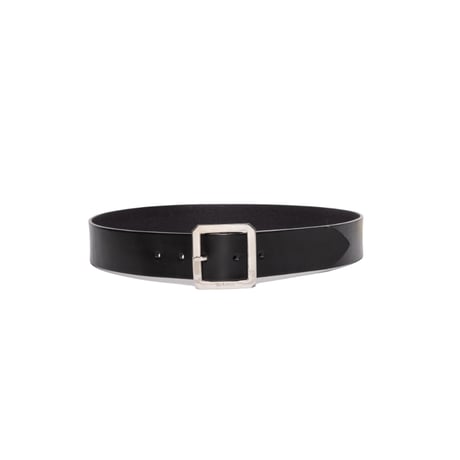 The Letters : GARRISON BUCKLE BELT-COW HIDE-