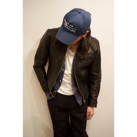 MINEDENIM : Leather Zipup JKT