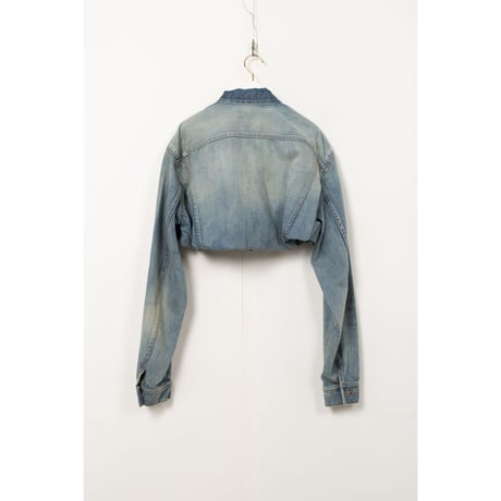 Maison MIHARA YASUHIRO : CROPPED DENIM JACKET