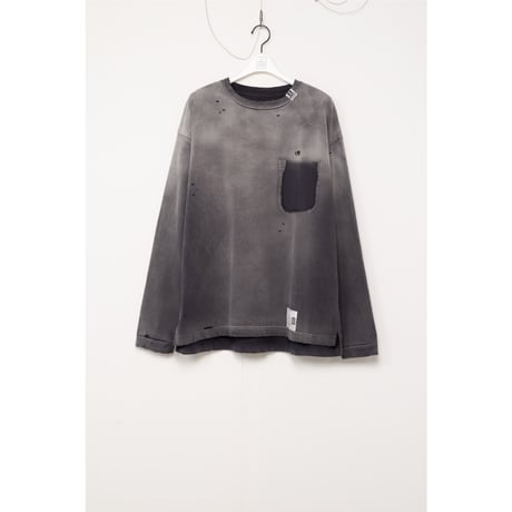 Maison MIHARA YASUHIRO : SUN FADED VELOUR LS TEE