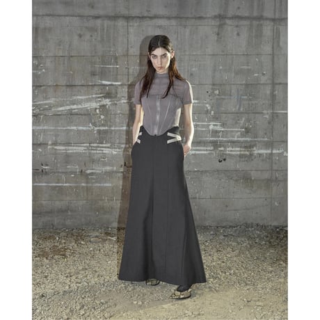 JOHN LAWRENCE SULLIVAN : SEE-THROUGH MOCK NECK TEE