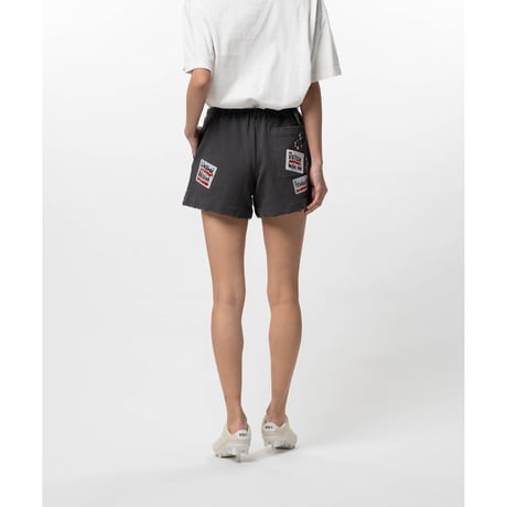 Maison MIHARA YASUHIRO : Embellished Sticker Sweat Shorts