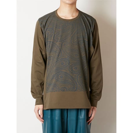 TAAKK : PAISLEY LONG T-SHIRT