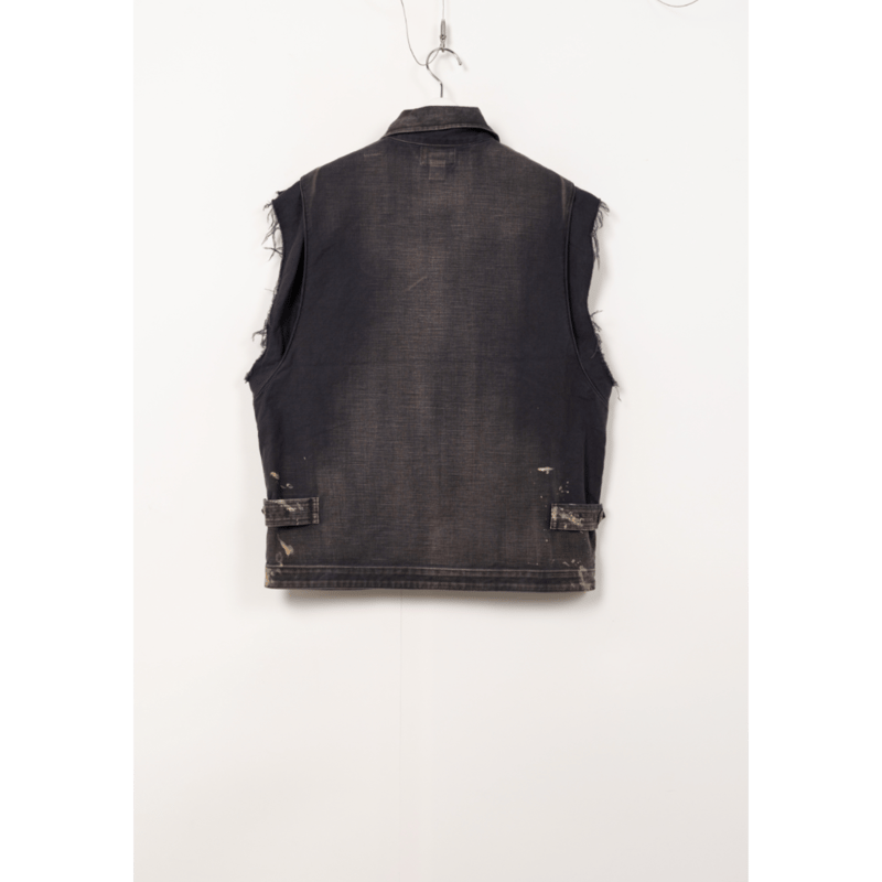 KAMIYA カミヤ　ベスト　SERGE PAINT VEST KAMIYA （カミヤ）SERGE PAINT VEST / BROWN | Detail