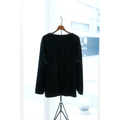 Juha × BIRTHDAY : EX.SHADED VELVET BOAT-NECK L/S