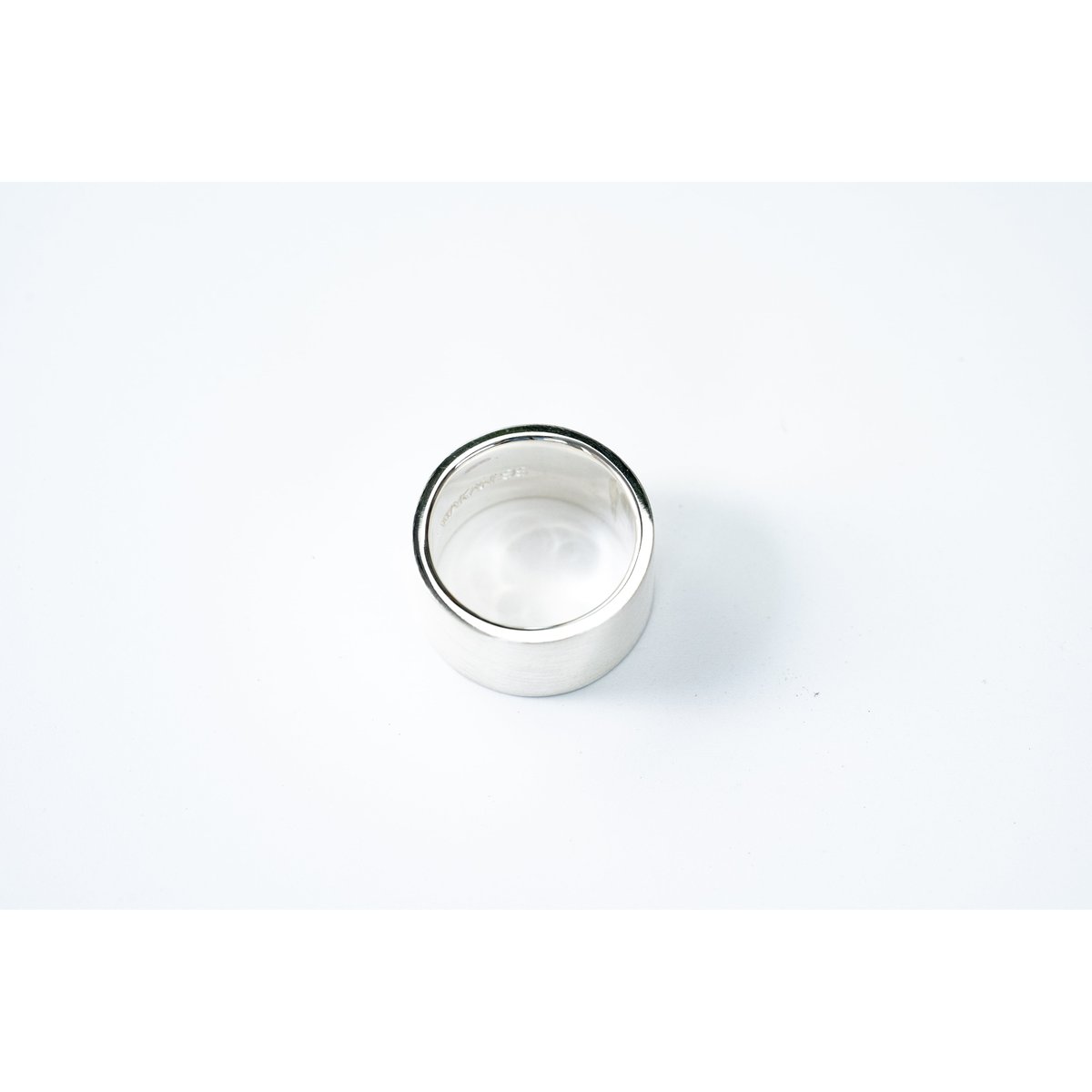 WAKAN SILVER SMITH : R-060 12mm Matte Ring | B