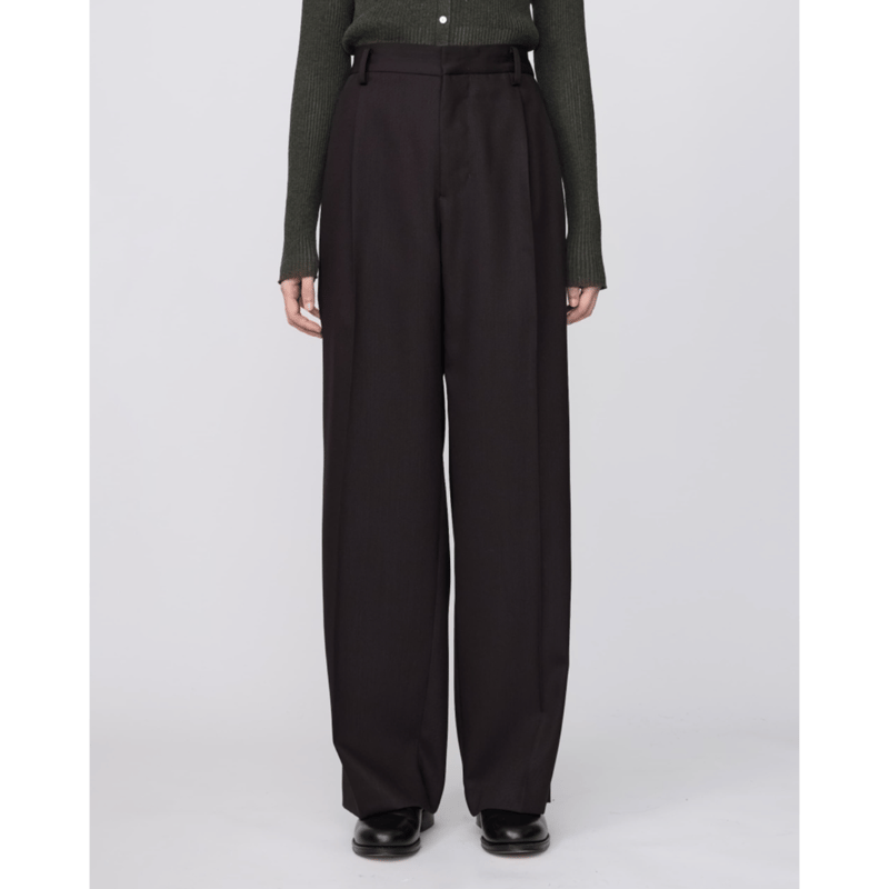 IRENISA : TWO TUCKS WIDE TROUSERS | BIRTH DAY