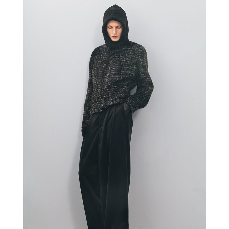 JUHA : FANCY TWEED NO-COLLAR JACKET | BIRTH DAY