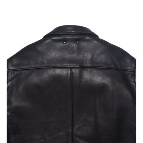 MINEDENIM : Leather Zipup JKT