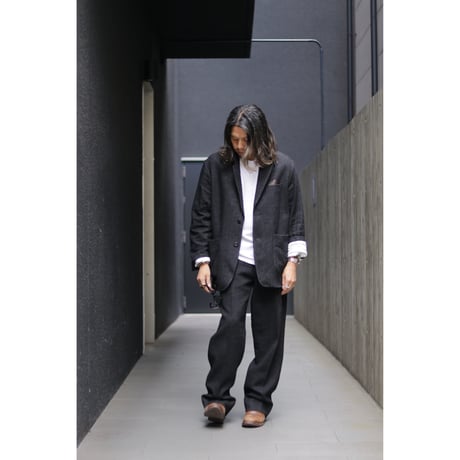 The Letters : SACK JACKET -WOOL LINEN TWEED-