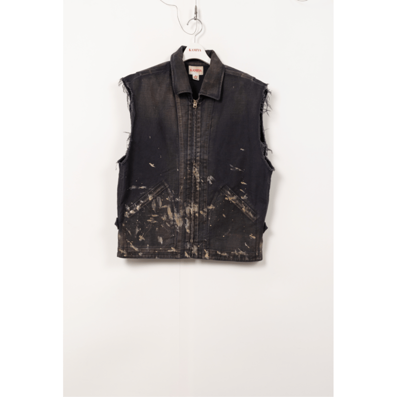 KAMIYA - 【25SS】セージ ペイント ベスト / SERGE PAINT VEST