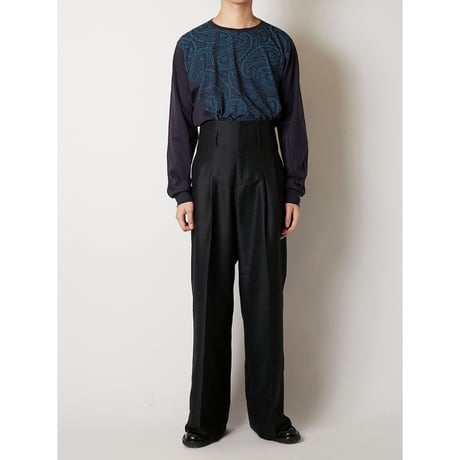 TAAKK : PAISLEY LONG T-SHIRT