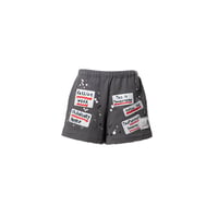 Maison MIHARA YASUHIRO : Embellished Sticker Sweat Shorts