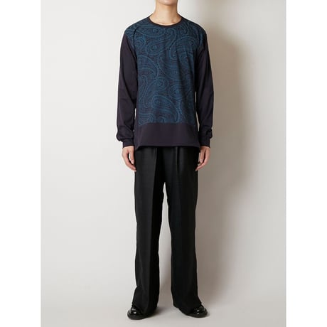 TAAKK : PAISLEY LONG T-SHIRT