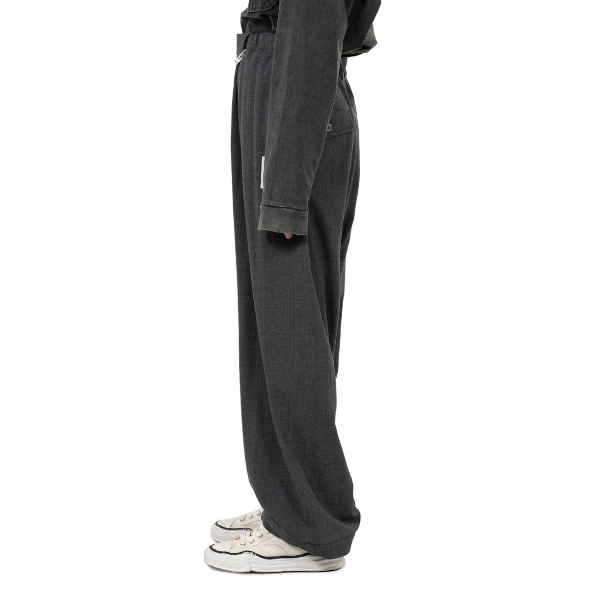Maison MIHARA YASUHIRO :Mix Layered Wool Pants