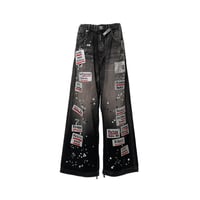 Maison MIHARA YASUHIRO : Embellished Sticker Denim Pants