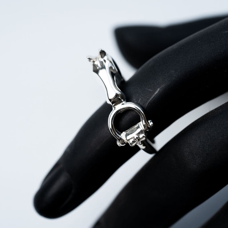 WAKAN SILVER SMITH : R-080 Horse ring (horse b WAKAN SILVER SMITH : R-080 Horse ring (horse b