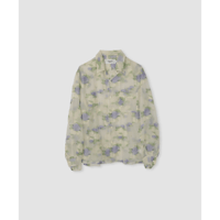JOHN MASON SMITH / JANE SMITH : FLOWER JACQUARD OPEN COLLAR SHIRT