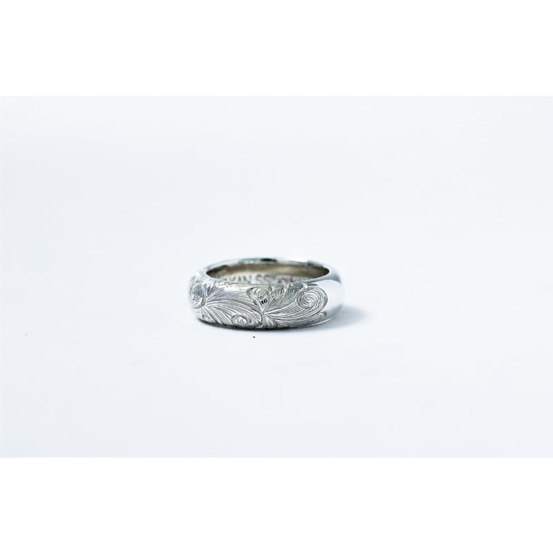 WAKAN SILVER SMITH : R-064 Arabesque half round WAKAN SILVER SMITH : R-064 Arabesque half round