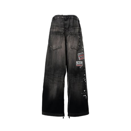 Maison MIHARA YASUHIRO : Embellished Sticker Denim Pants