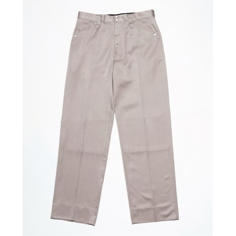 The Letters : WESTERN WIDE TROUSERS -RAYON GABARDINE-