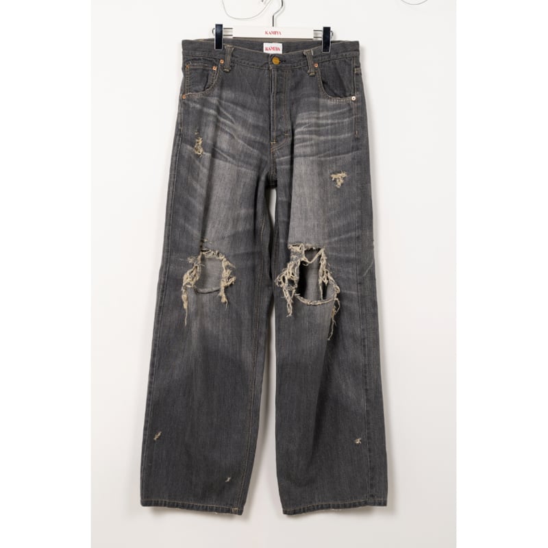 ⚠️最終値下げ　KAMIYA カミヤ　Denim Wide Pants 正規品 KAMIYA 【SALE セール】カミヤ Denim Wide Pants indigo KAMIYA