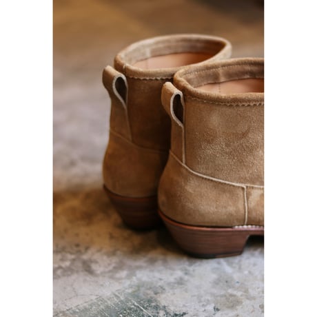 The Letters : WESTERN MOCCASIN BOOTS -KUDU SUEDE-