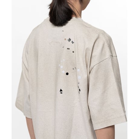 Maison MIHARA YASUHIRO : Embellished Sticker T-shirt