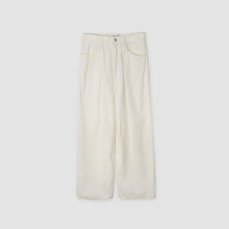 JOHN MASON SMITH / JANE SMITH : 8W COTTON CORDUROY TUCK 5 POCKET PANTS