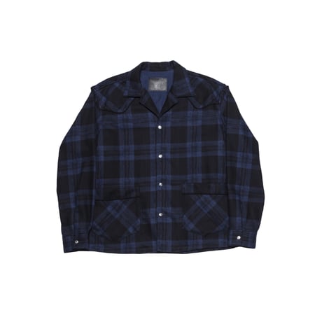 The Letters:WESTERN PAJAMA SHIRT -CHECK COTTON TWILL-