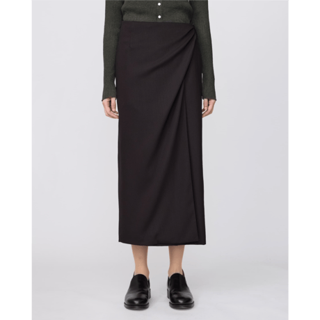 IRENISA : DRAPED WRAP-SKIRT