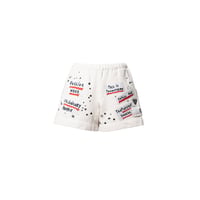 Maison MIHARA YASUHIRO : Embellished Sticker Sweat Shorts