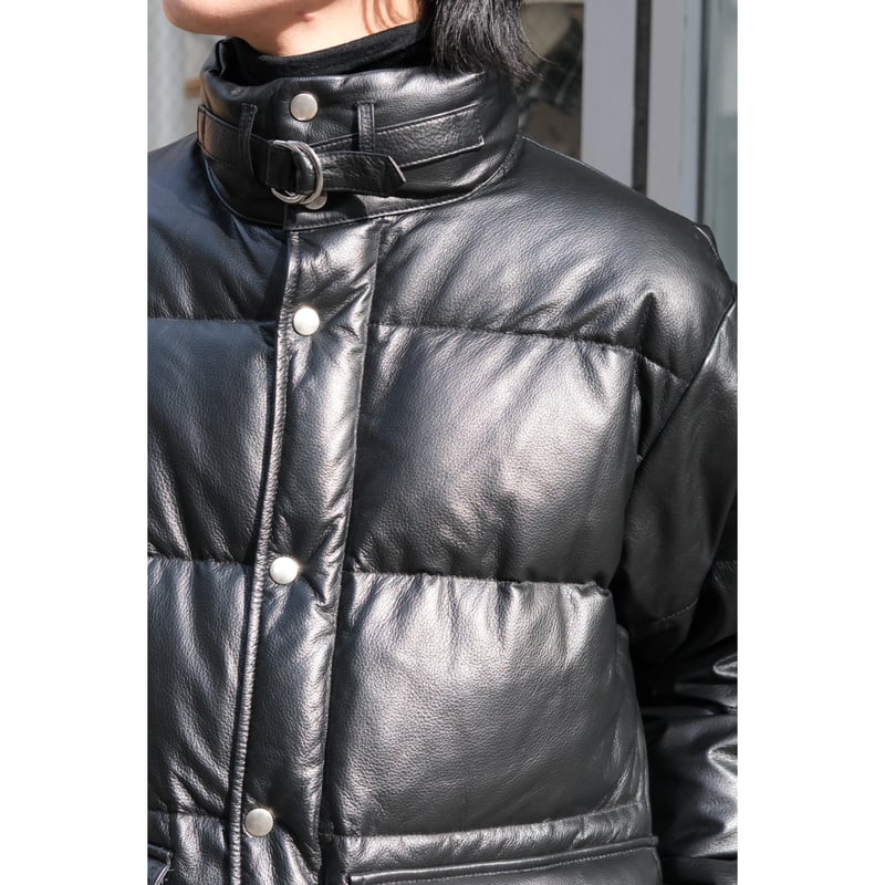 予約デポジット】KAMIYA : BD Exclusive Leather Down Jac