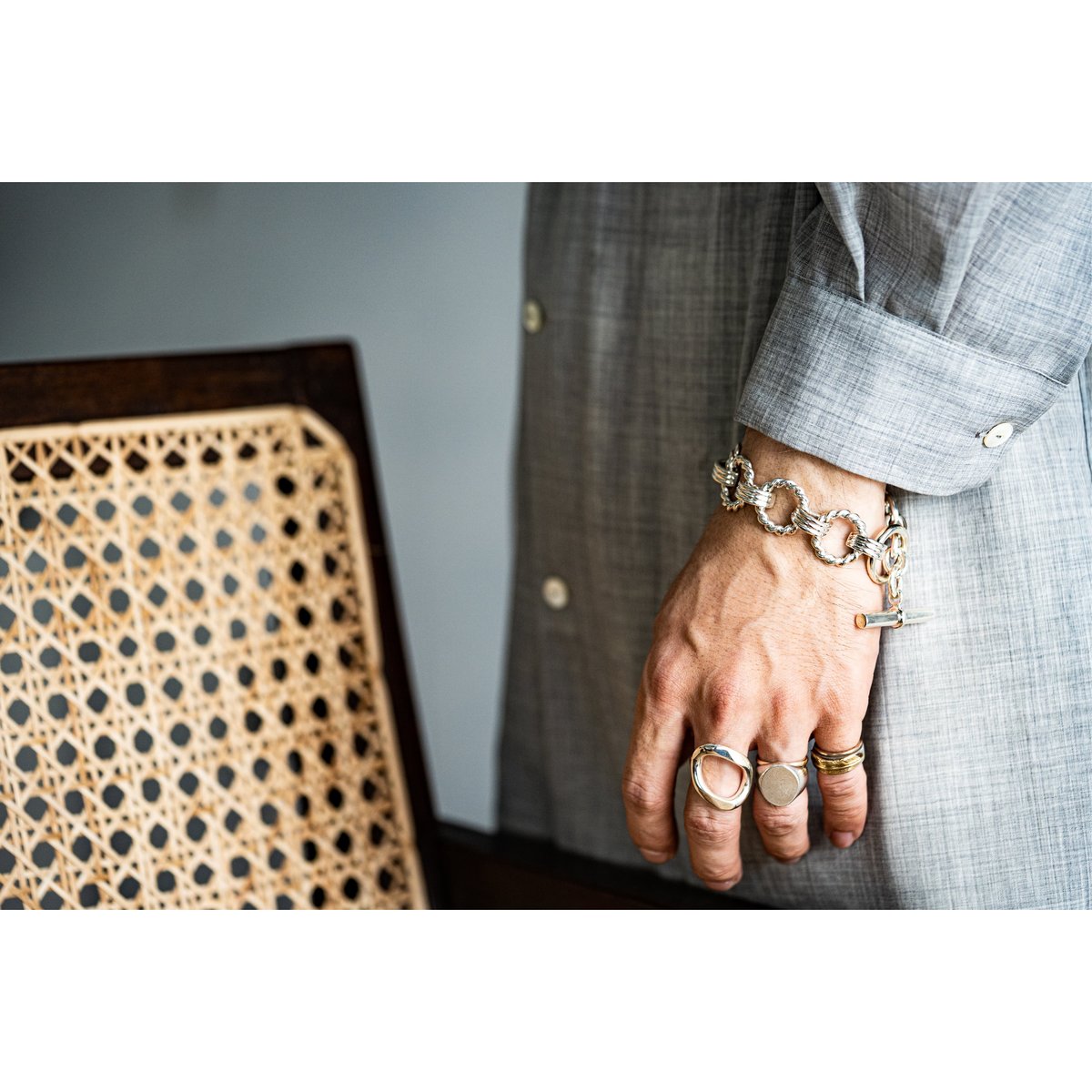 WAKAN SILVER SMITH : R-061 See Through Curve R