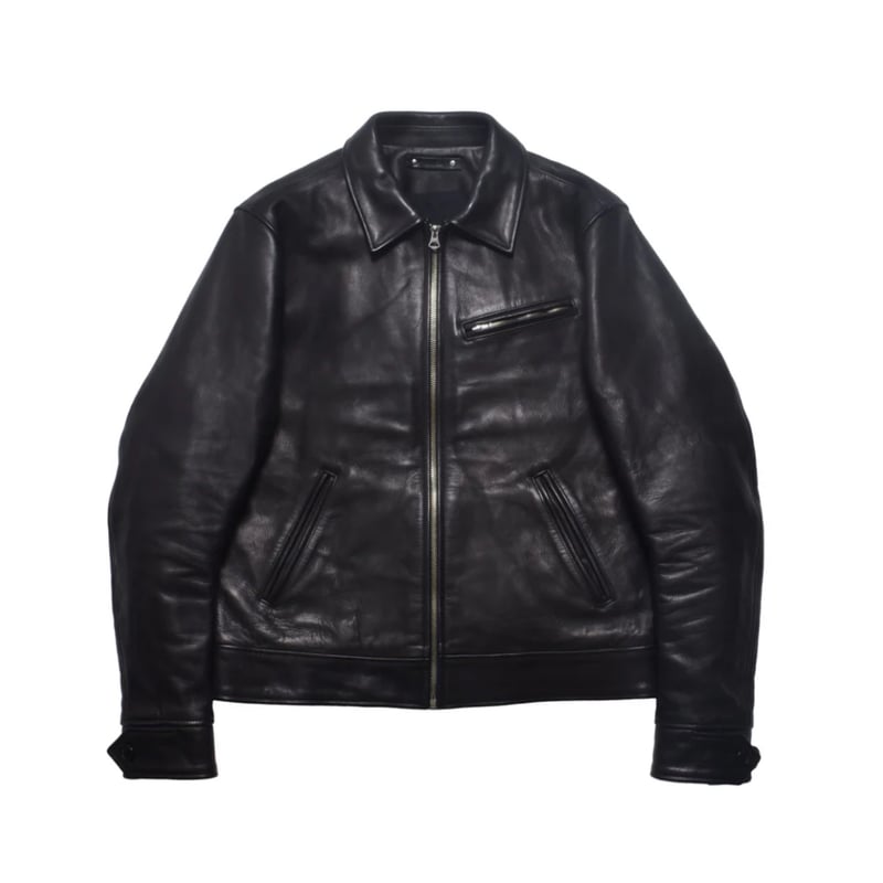 MINEDENIM : Leather Zipup JKT | BIRTH DAY