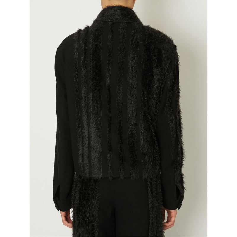 TAAKK : FUR TWEED ZIP BLOUSON | BIRTH DAY