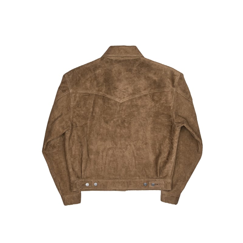 ま*み様 The Letters スエードジャケット ブラウン The Letters : COW BOY TRUCKER JACKET -HORSE SUE