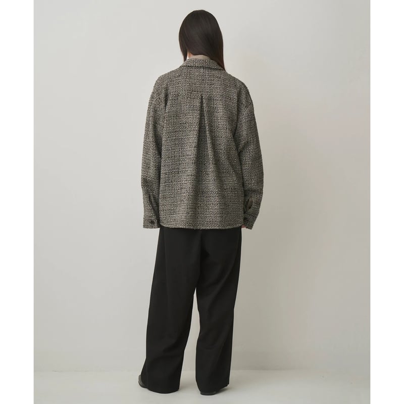 JUHA : FANCY TWEED SHIRT JACKET | BIRTH DAY