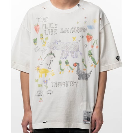 Maison MIHARA YASUHIRO : Kids Doodle Printed T-shirt