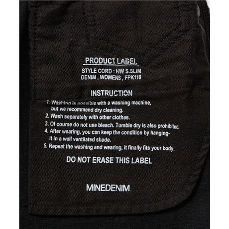 MINEDENIM : S.Slim Stretch 5pocket OWS