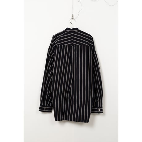 in・stru(men-tal).MIHARA YASUHIRO :COTTON HIGH DENSITY STRIPE LS SHIRTS