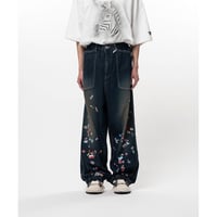 Maison MIHARA YASUHIRO : Kids Sticker Printed Baker Denim Pants
