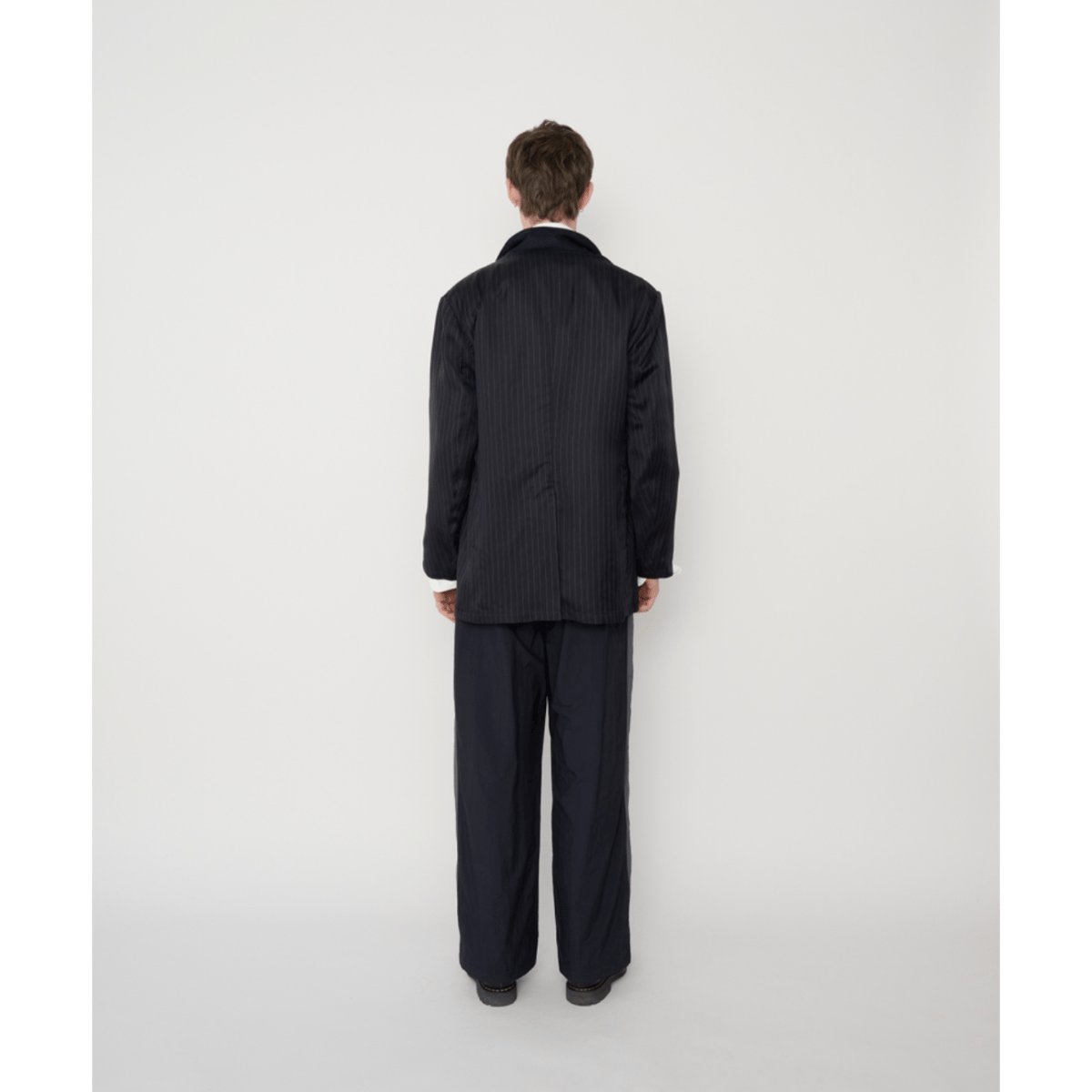 JOHNMASONSMITH ストライプコート JOHN MASON SMITH / JANE SMITH : STRIPE CUPRO WI