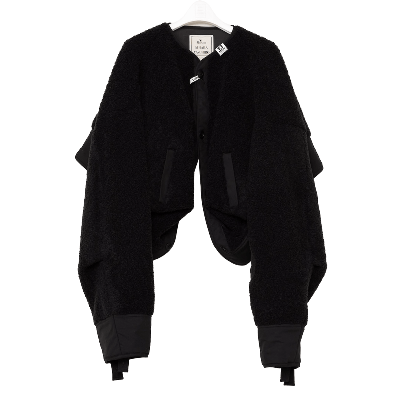 Maison MIHARA YASUHIRO : CROPPED BOA BLOUSON | 