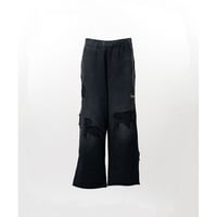 KAMIYA  : Repaired Name Patch Wide Sweat Pants