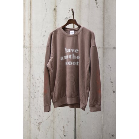 B.L.M.C. : "H.A.S" LIGHTWEIGHT SWEATSHIRT
