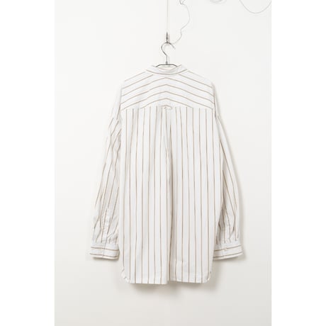 in・stru(men-tal).MIHARA YASUHIRO :COTTON HIGH DENSITY STRIPE LS SHIRTS