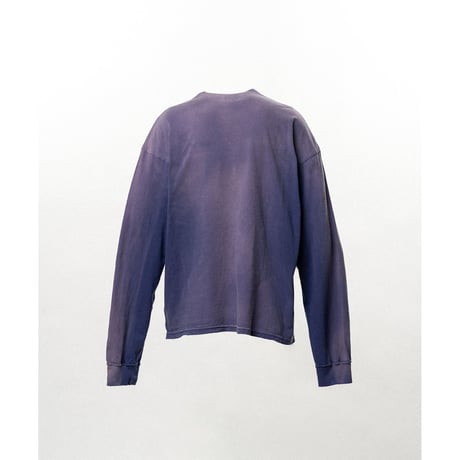 KAMIYA : "LOVING" Distressed Long-Sleeve Pocket T-shirt